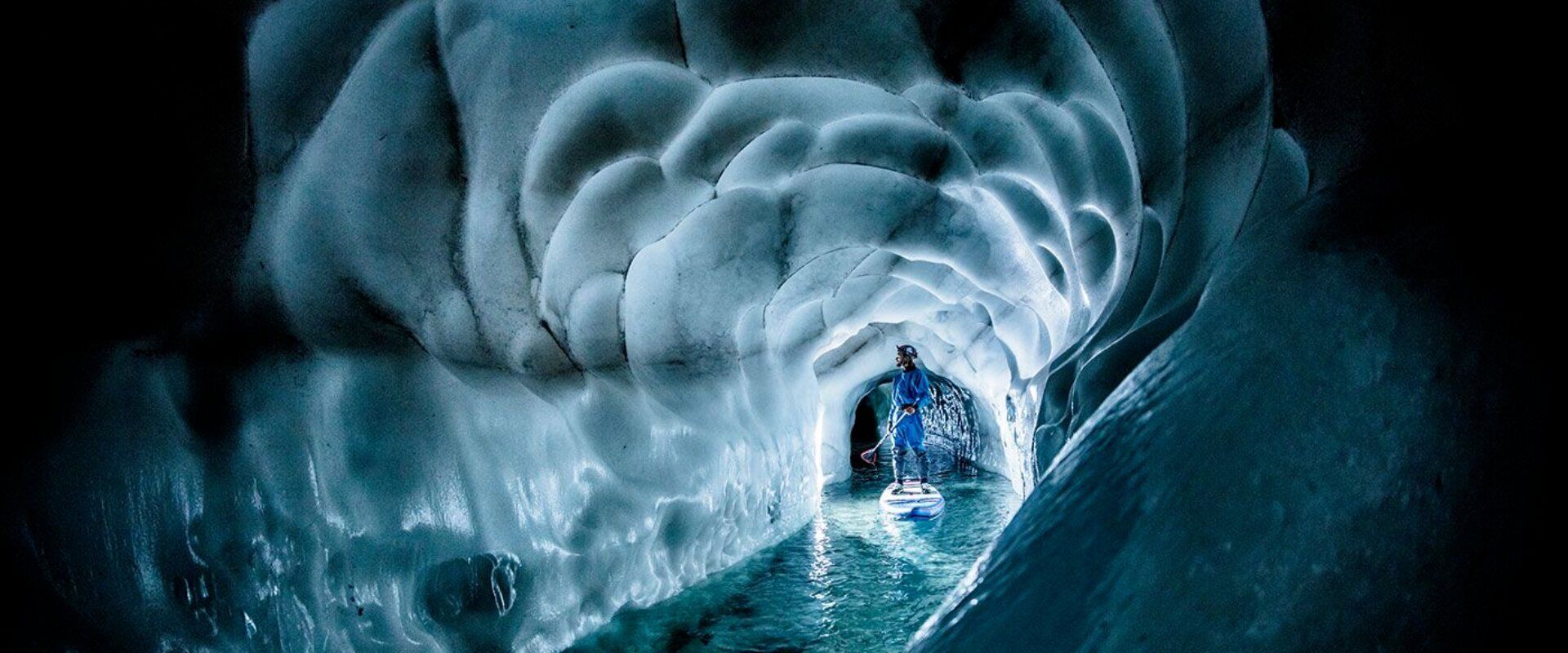 Nature Ice Palace at the Hintertux Glacier